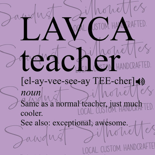 LAVCA Teacher Definition