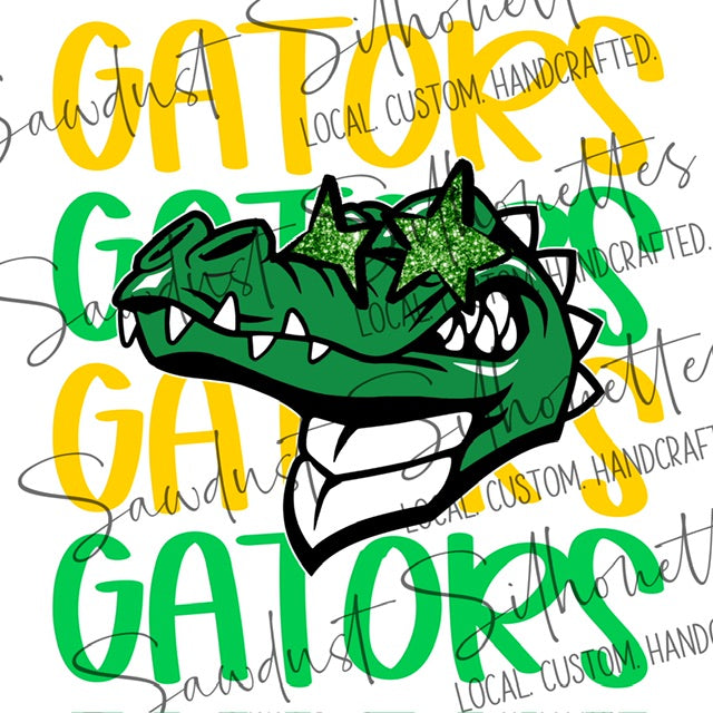 Starry Eyed Mascot Gator