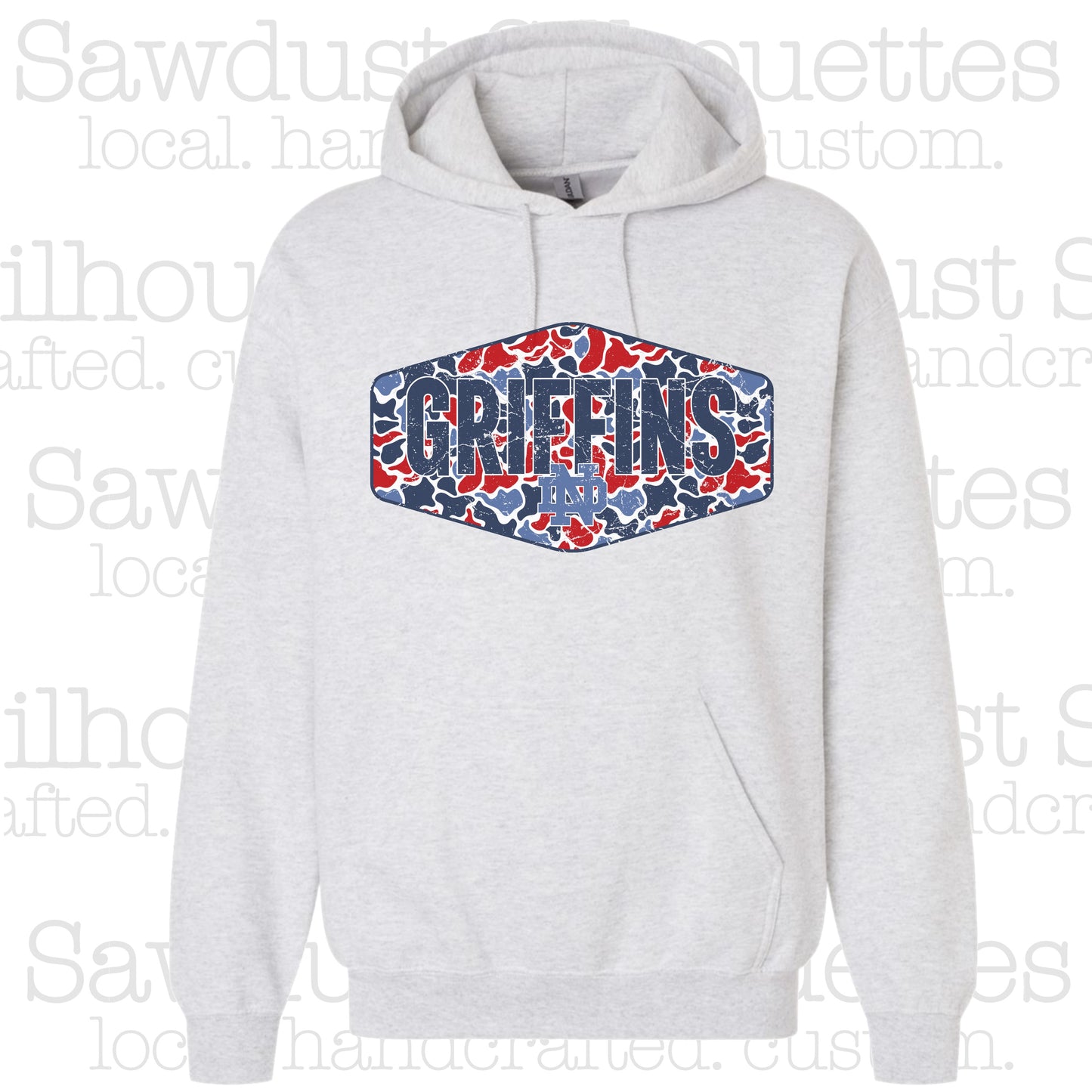 Griffins Camo Patch Hoodie