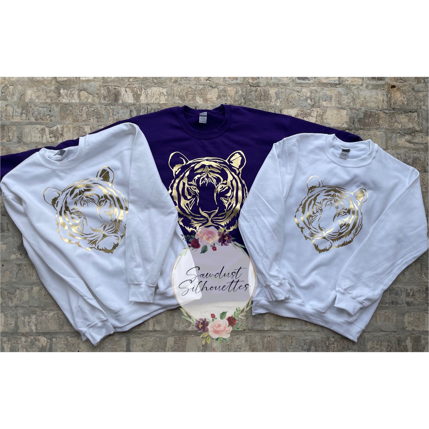 Metallic Tigers Tee (Crop or Unisex Regular)