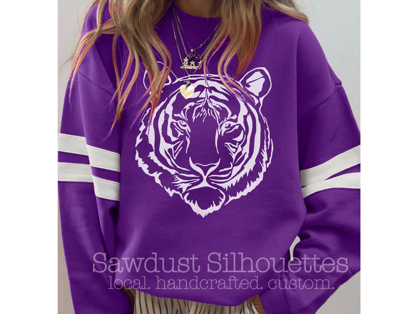 VARSITY SWEATSHIRT PURPLE- Sunday Stash