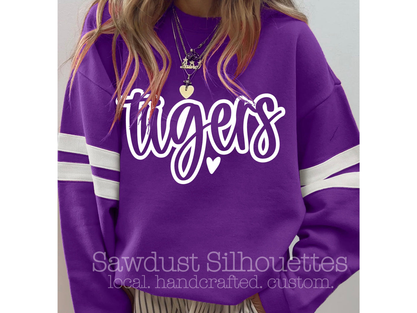 VARSITY SWEATSHIRT PURPLE- Sunday Stash