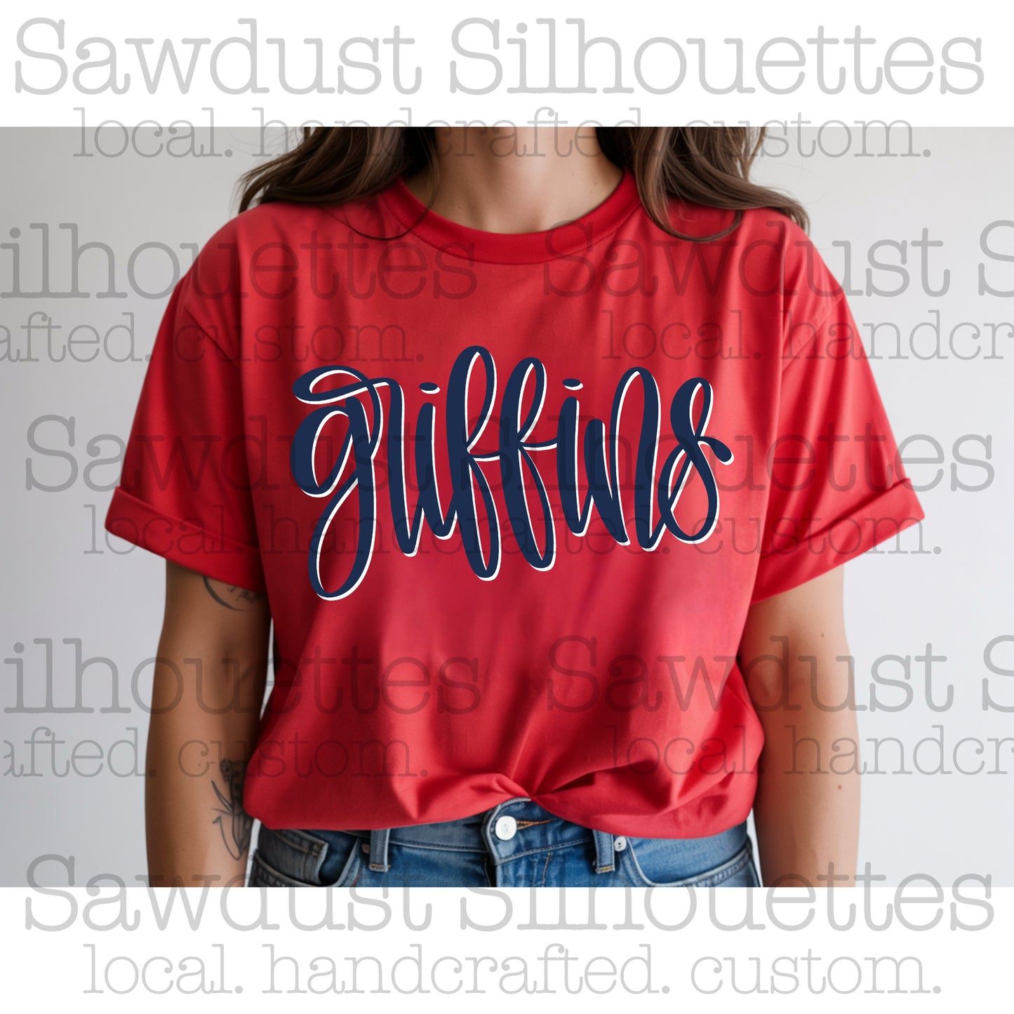 Cursive Cutie- ND Griffins