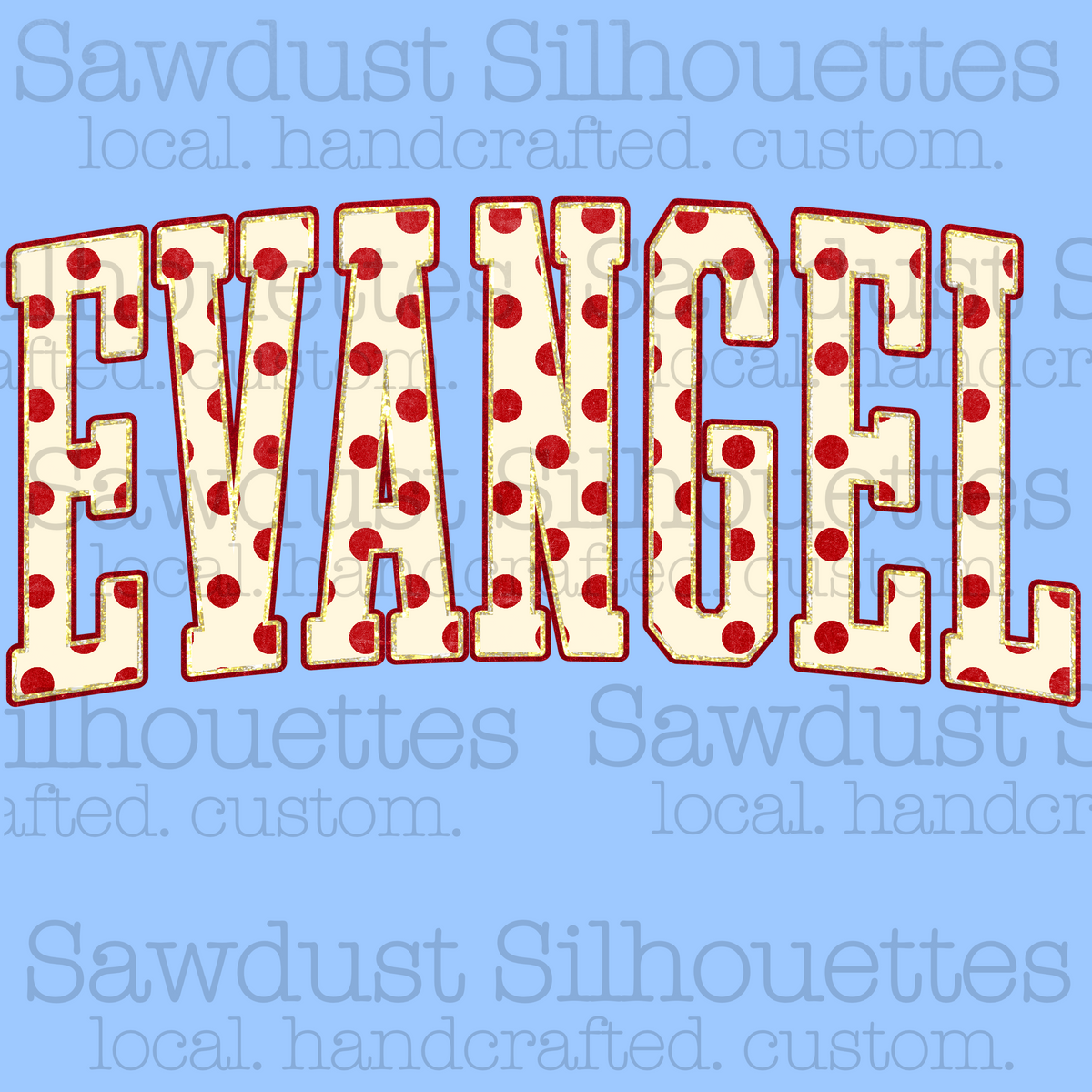 Vintage Polka Dot Tees-Adult