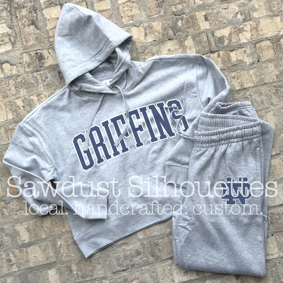 Women’s Cropped Boxy Hoodie with Joggers Set