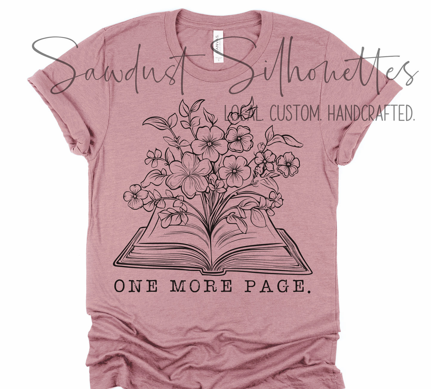 Floral Book Tees