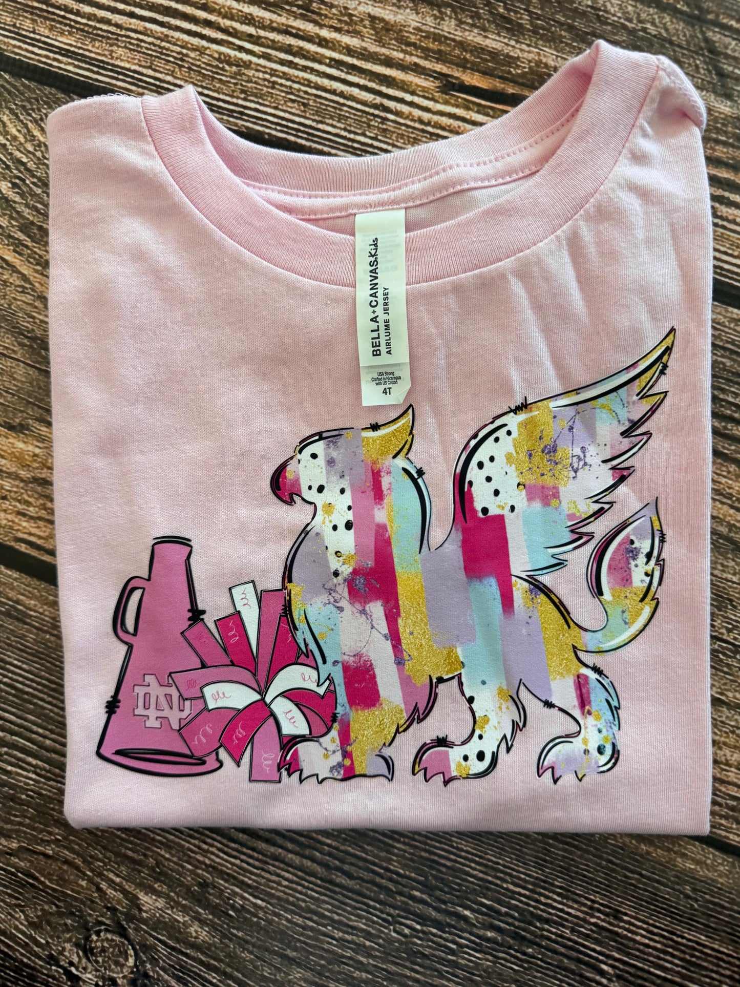 Pink ND Cheer 4T