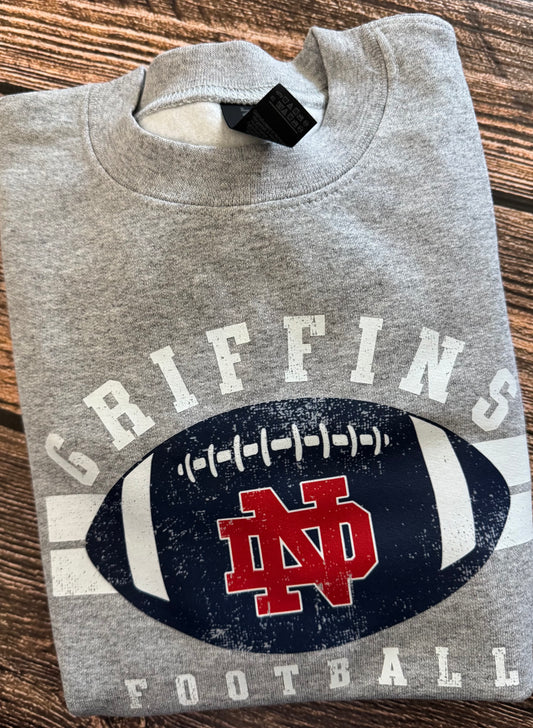 YM Griffins Football Crewneck
