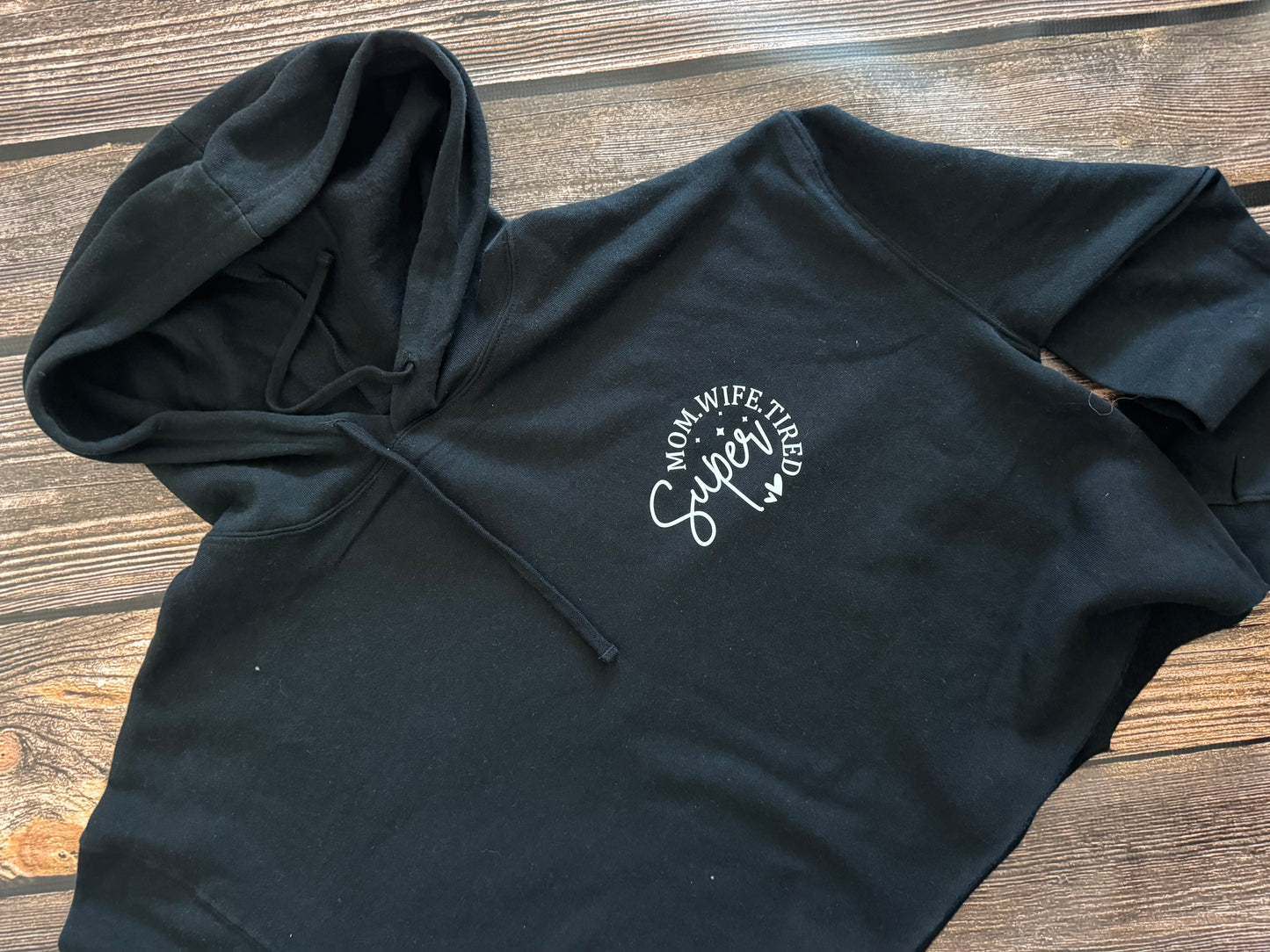 Super Mom Crop Hoodie