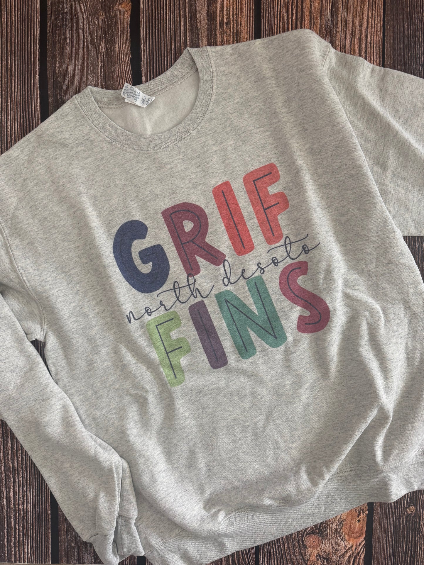 AM Crewneck- ND Griffins Doodle