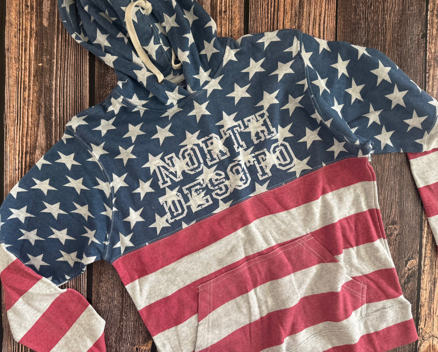 AM Stars and Stripes North Desoto hoodie