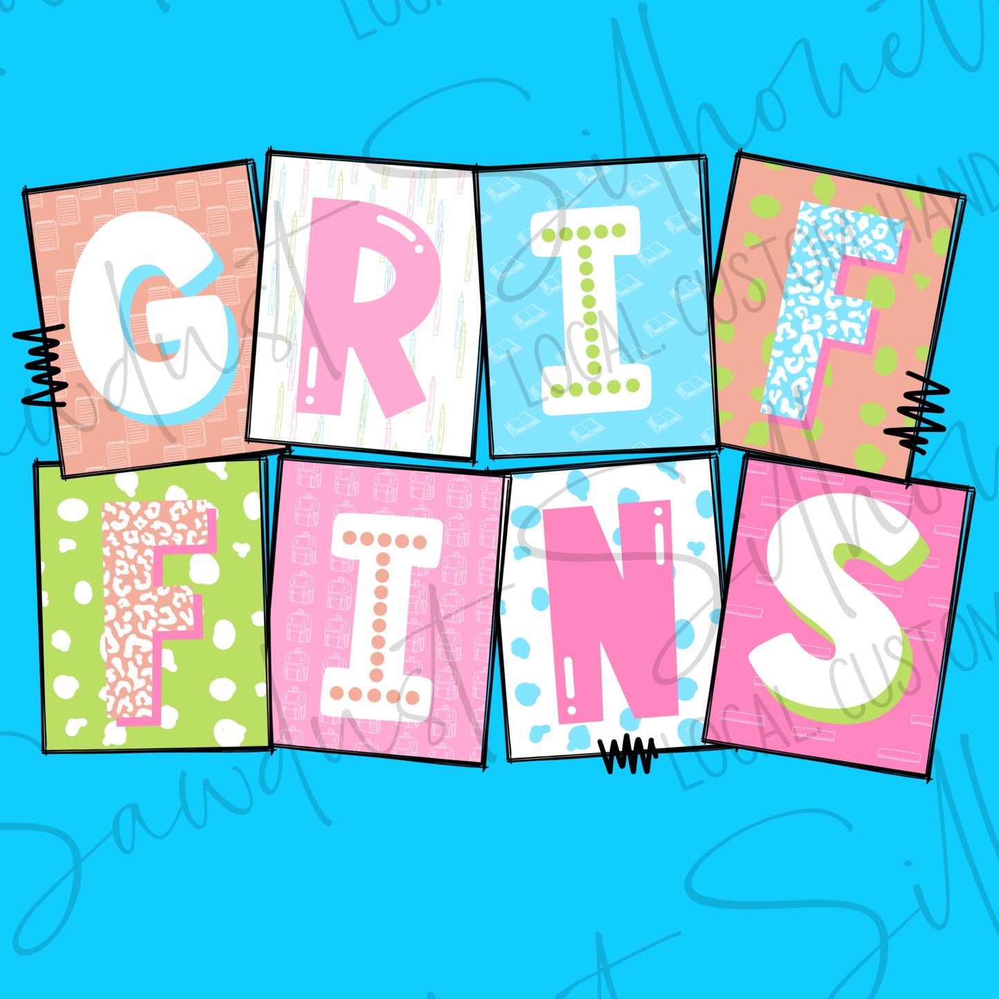 Back To School Block Griffins- Adult