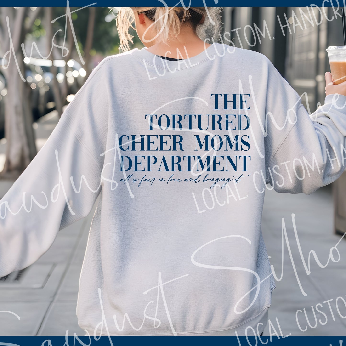 Tortured Cheer Moms Dept Sweatshirt