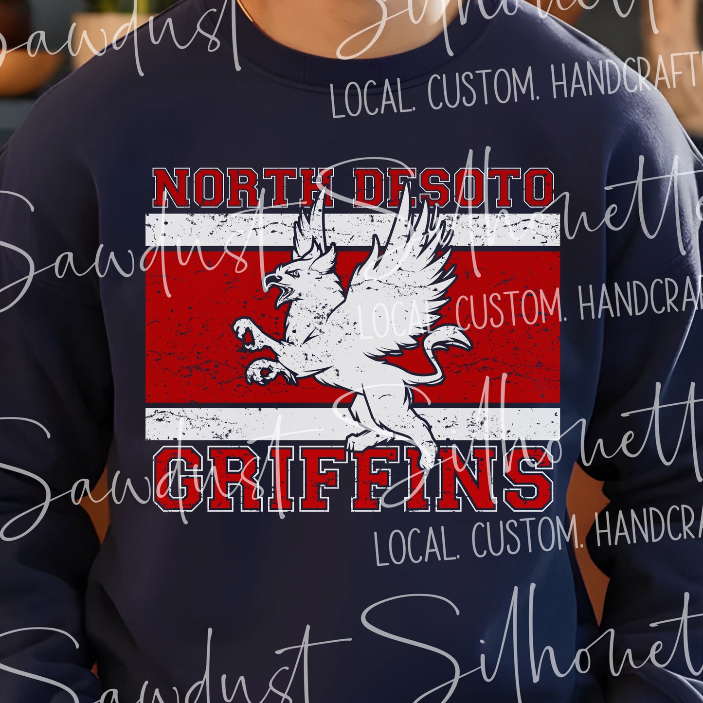 Throwback Varsity ND Griffins Sweatshirts