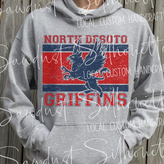 Throwback Varsity ND Griffins Sweatshirts