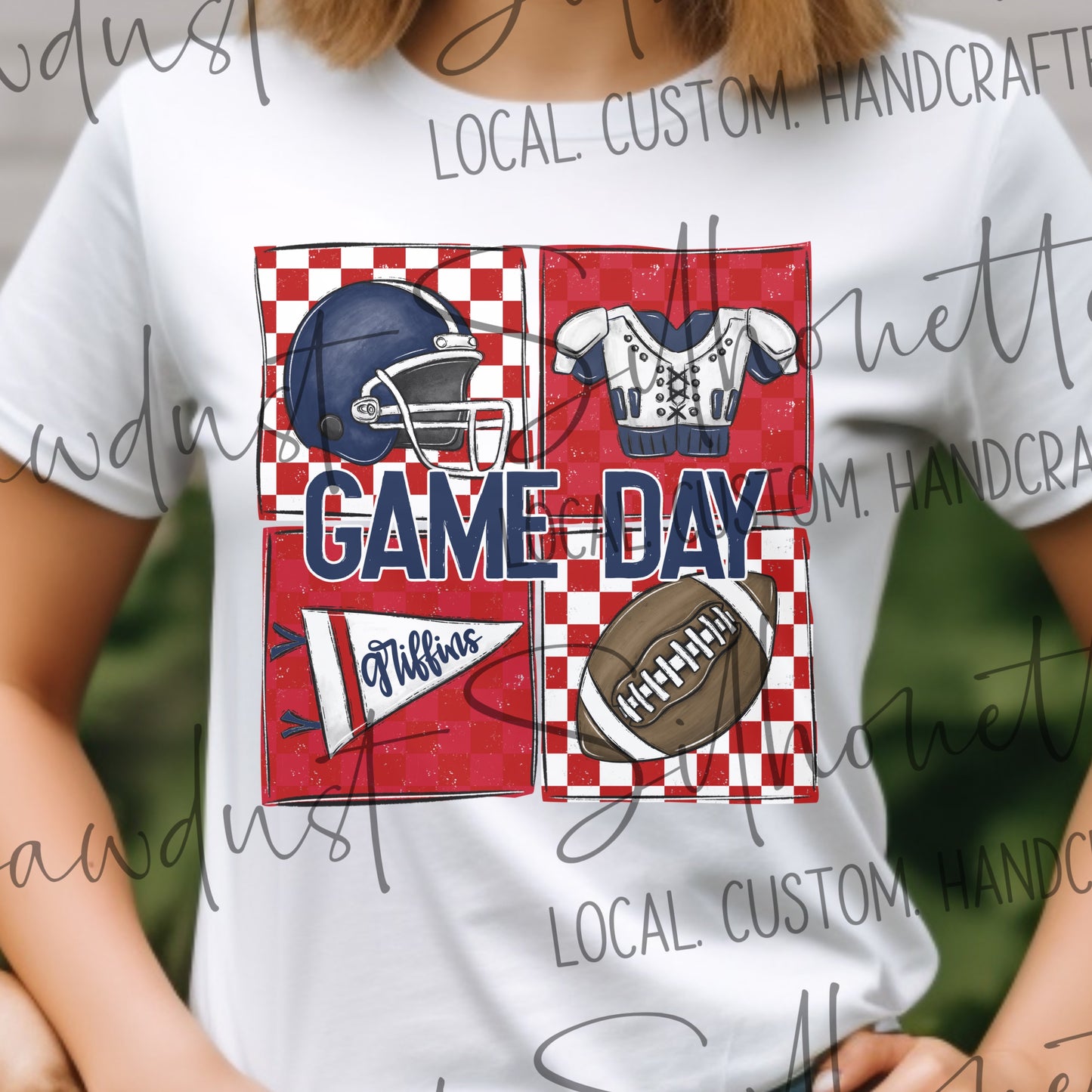 Griffins GAMEDAY Doodle Tee