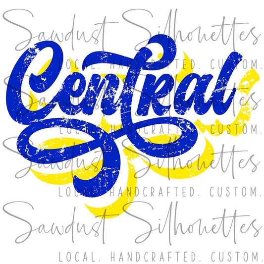 CENTRAL Script- YOUTH short sleeve