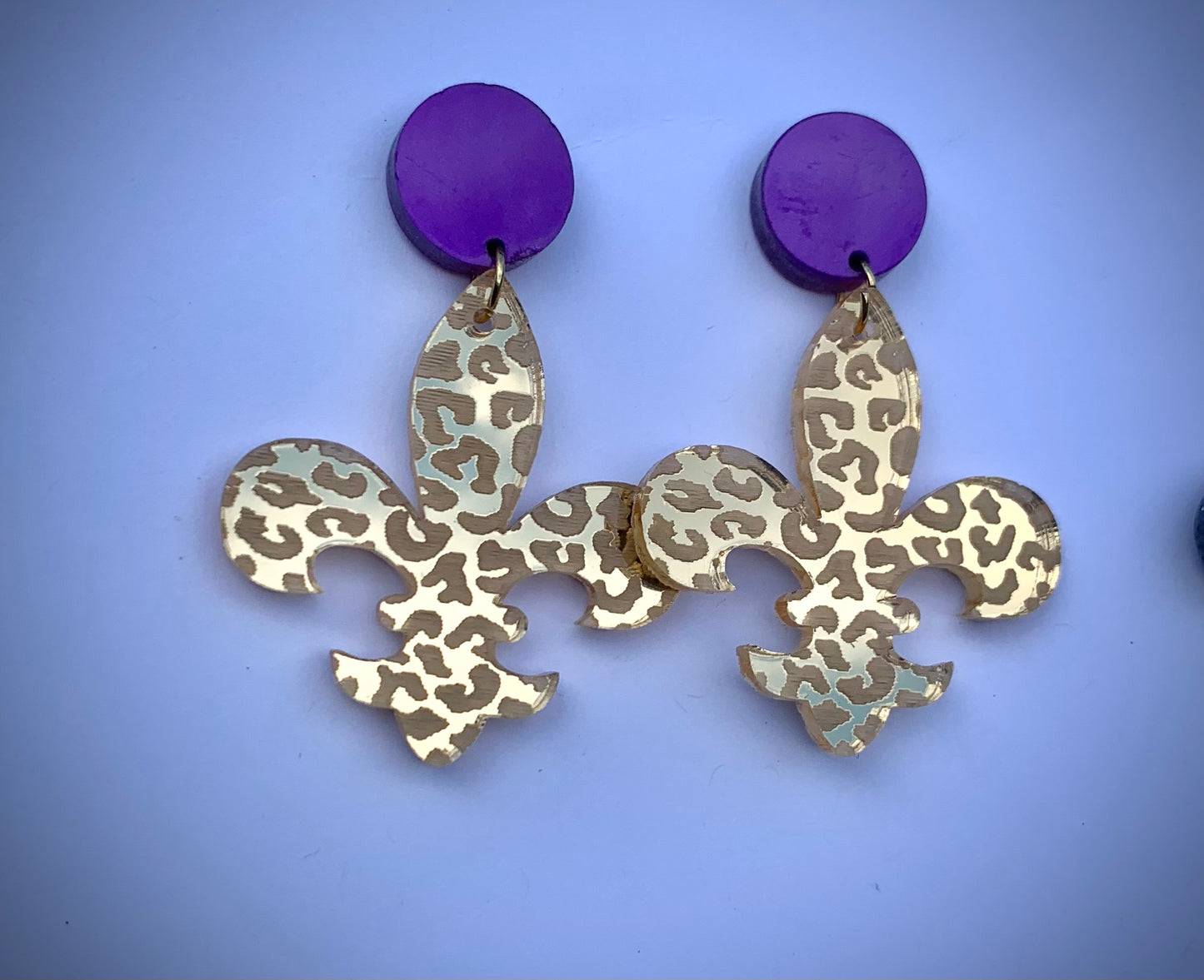 Mardi Gras Earrings