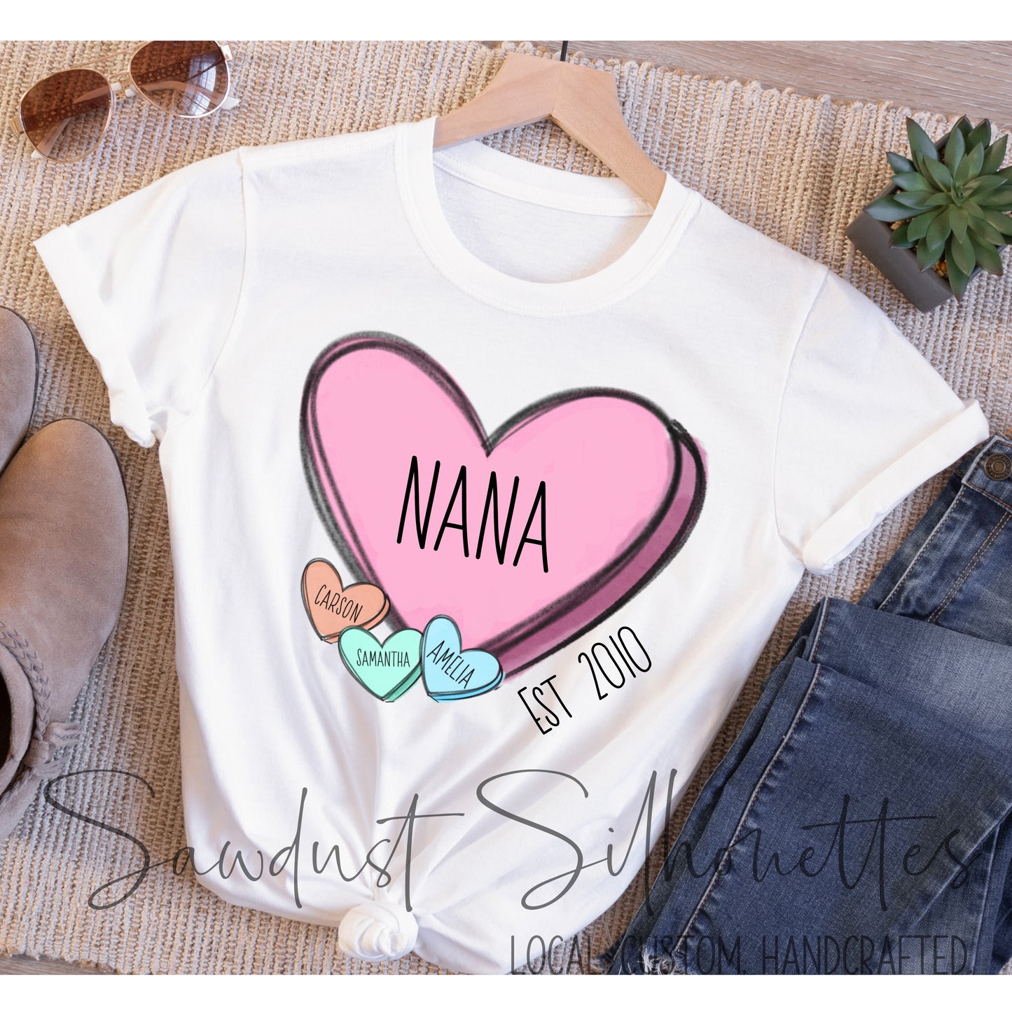 Customizable Valentines Convo Hearts Tee/Sweatshirt