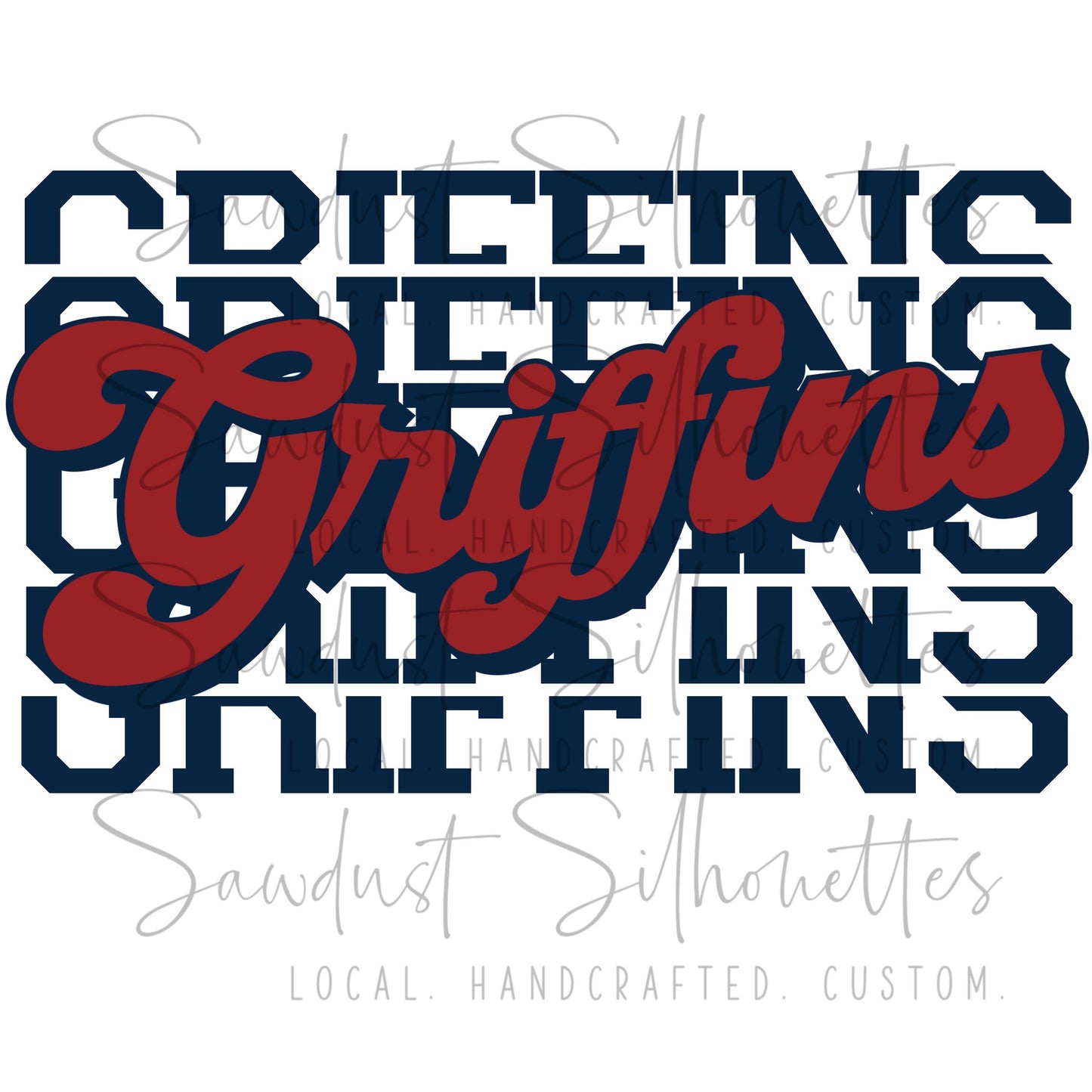 School Spirit REPEATING GRIFFINS YOUTH short sleeve