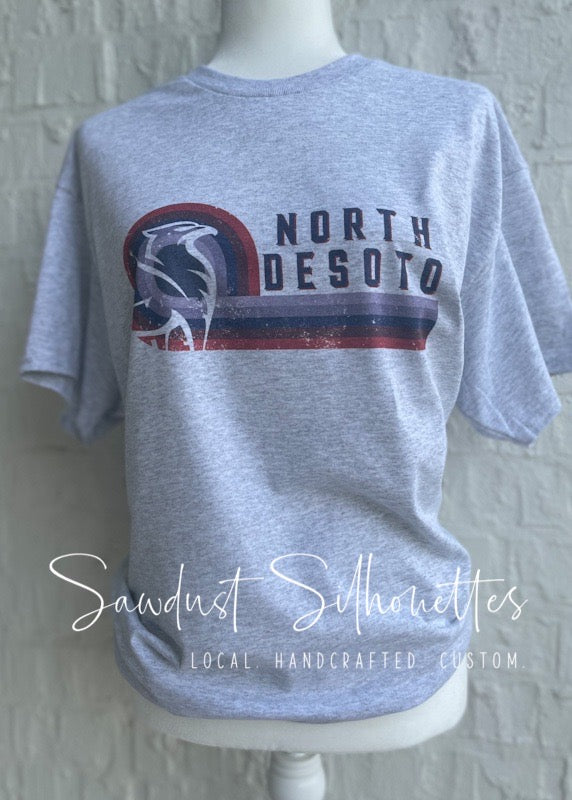 ADULT SWEATSHIRT NORTH DESOTO VINTAGE