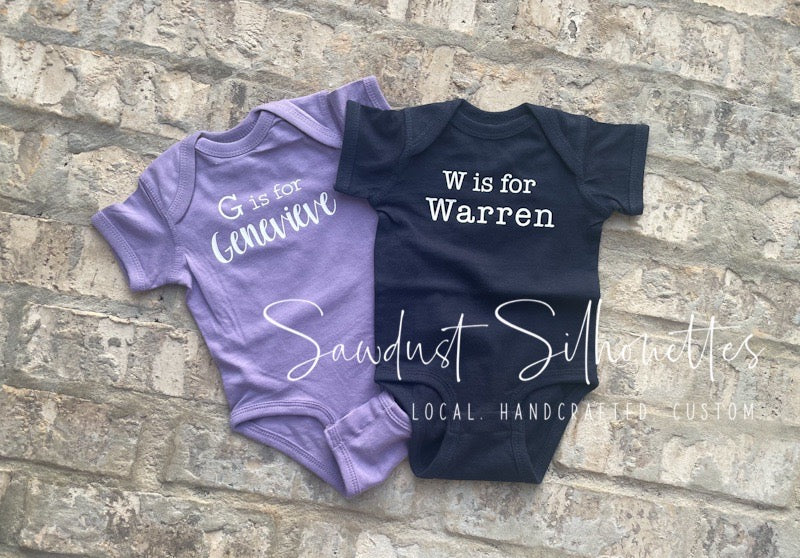 Custom Name Onesie