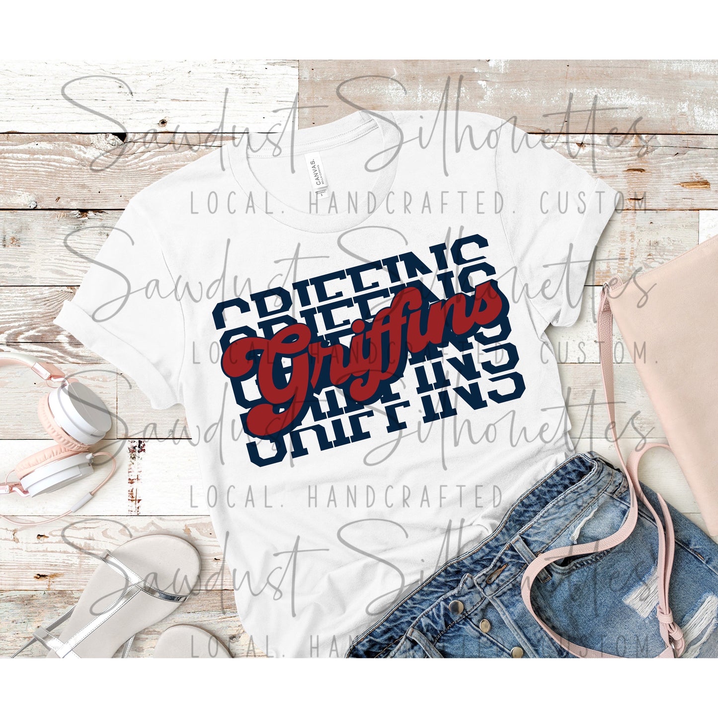 ADULT NORTH DESOTO REPEAT GRIFFINS short sleeve