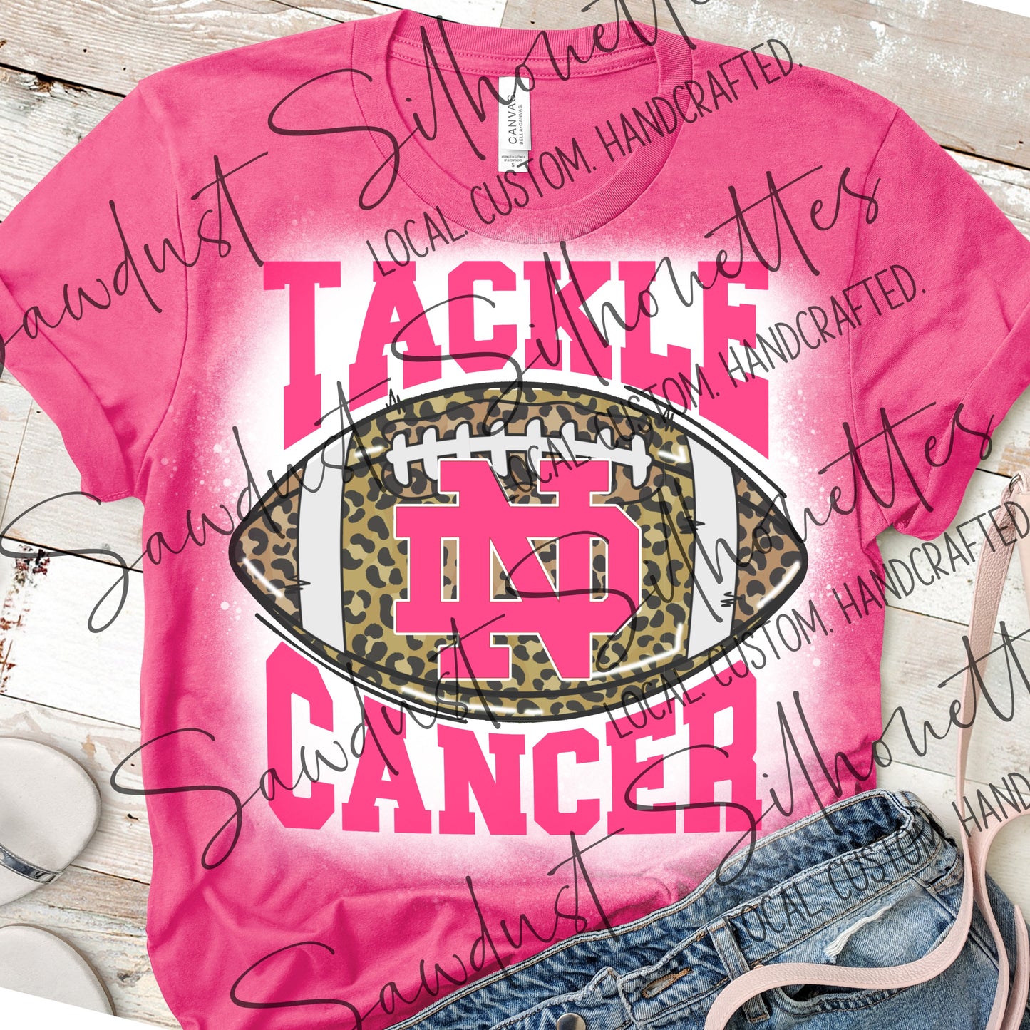 Breast Cancer Adult Tee- Tackle Cancer