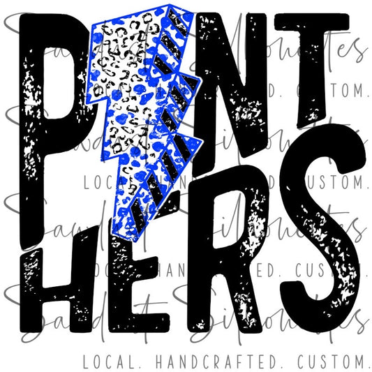 ADULT PANTHERS LIGHTNING short sleeve