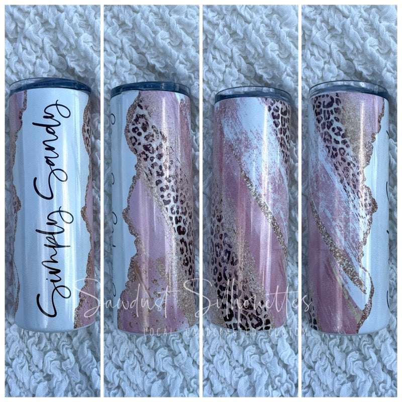 Glitter Tumbler- 20 oz with CUSTOM NAME