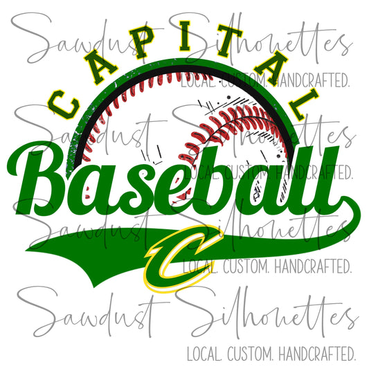 CAPITAL BASEBALL Crewneck Sweatshirt