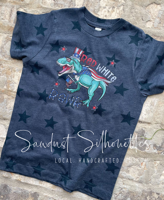 Red White and RAWR- YOUTH SIZES