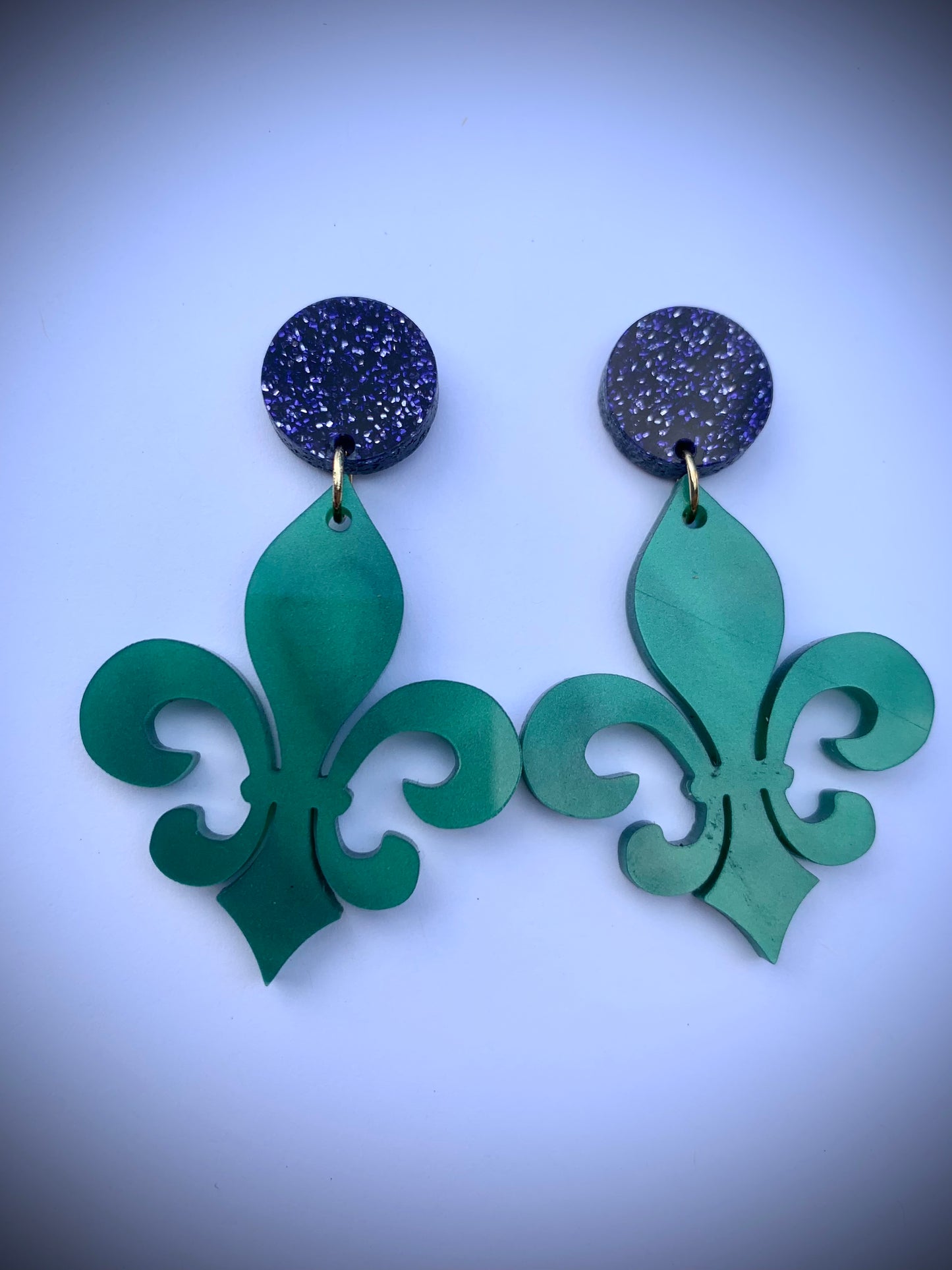 Mardi Gras Earrings