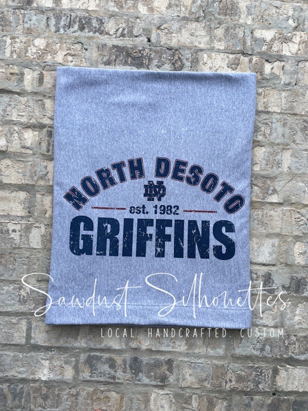 Sweatshirt Blanket North Desoto