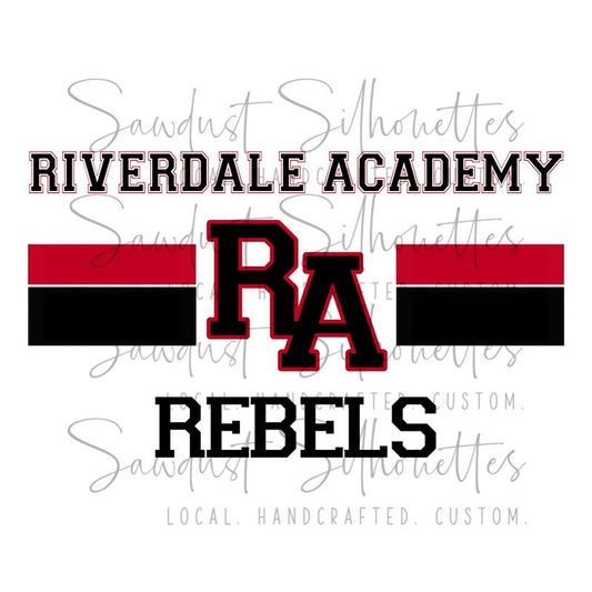 Riverdale Academy- ADULT- short sleeve tee