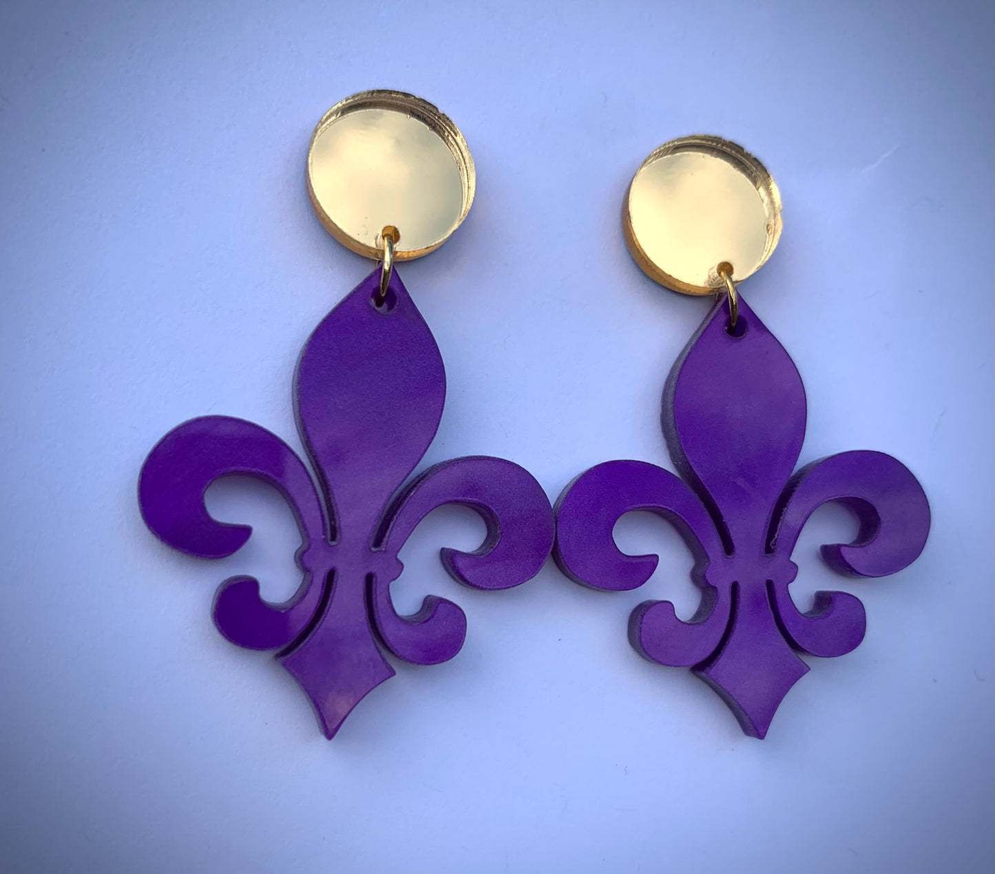 Mardi Gras Earrings