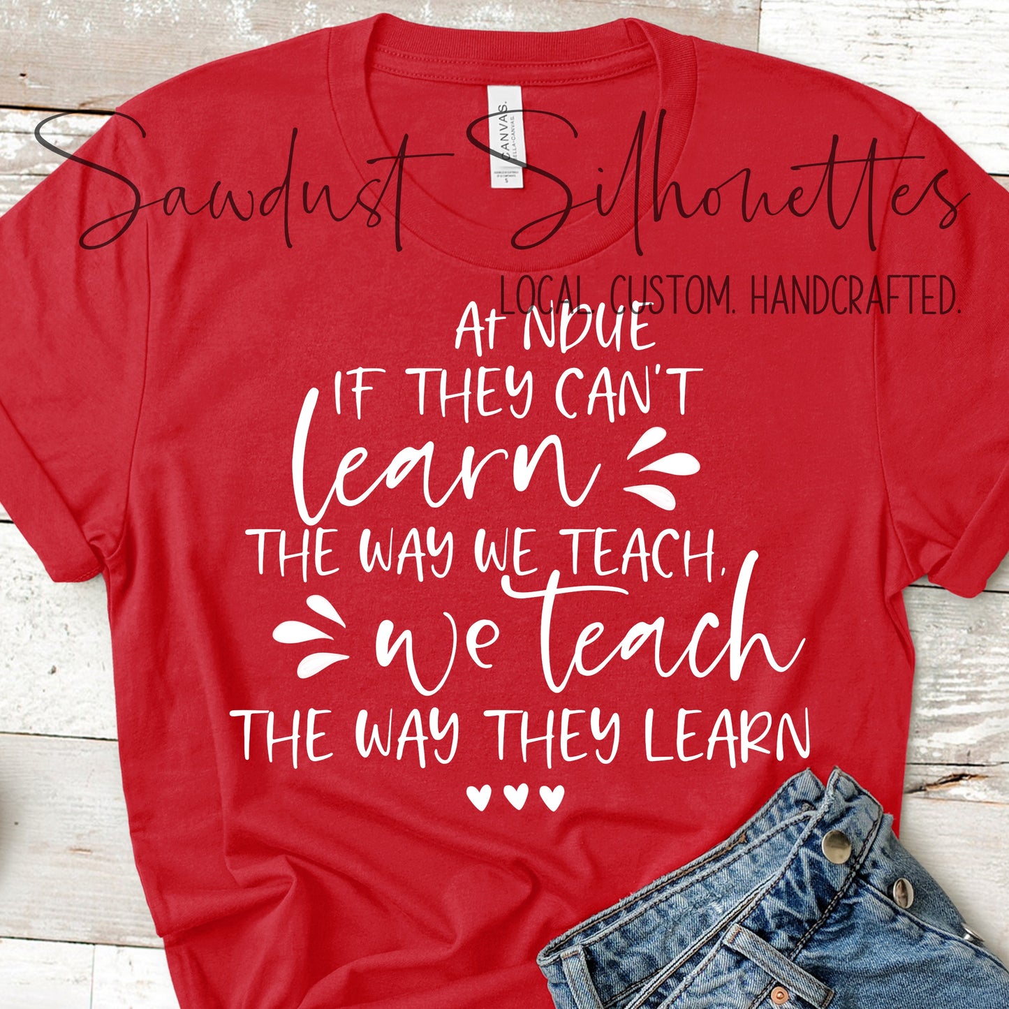 TEACH THE WAY THEY LEARN Adult Short Sleeve Tee